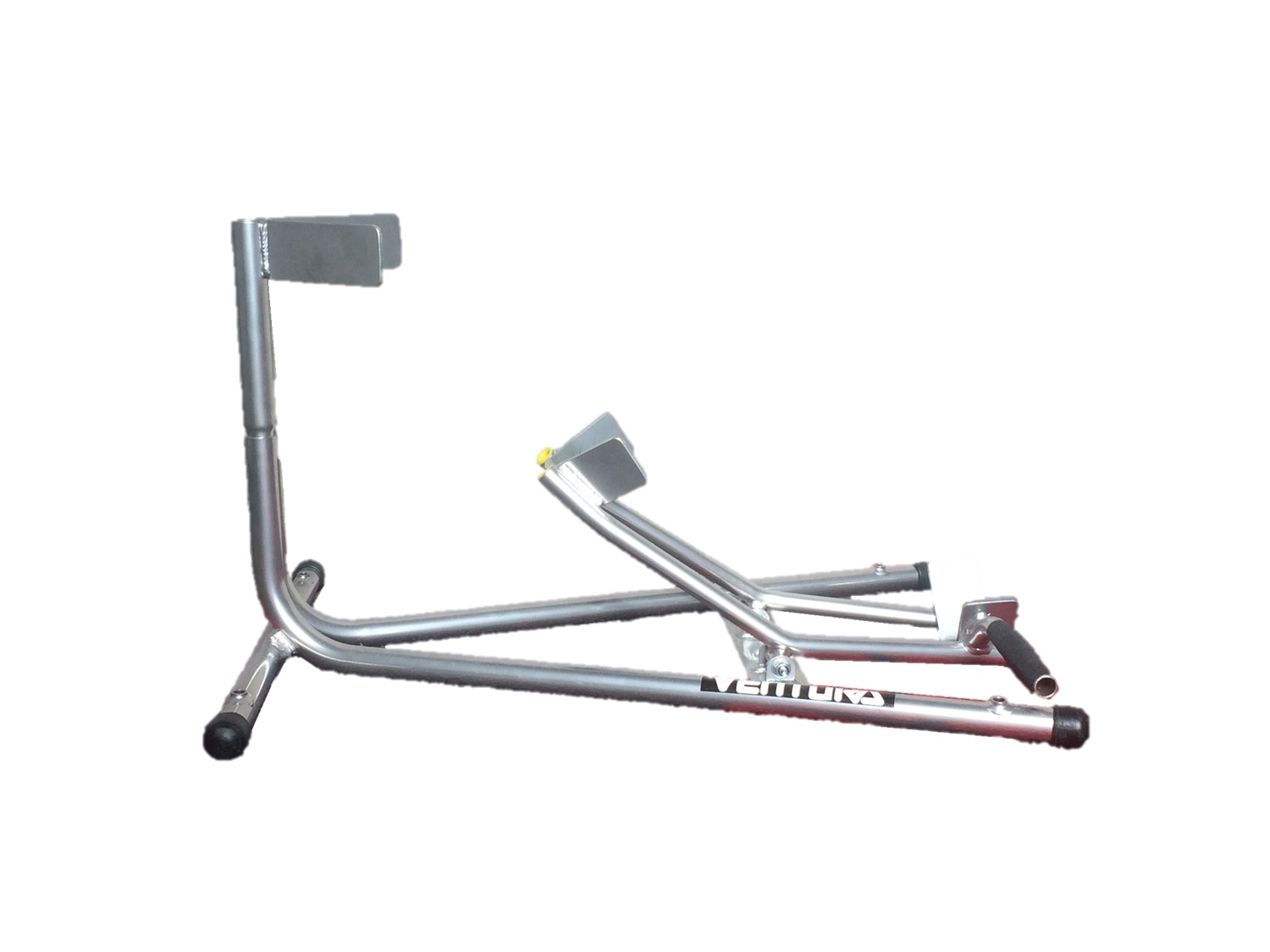 bicycle stands with rear wheel off